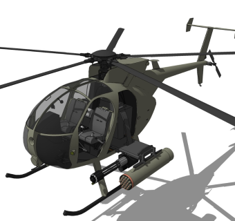 超精细直升机模型 Helicopter (9)